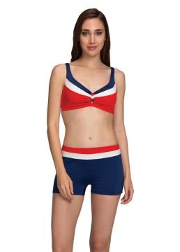 loupe of navy shorts, bikini team
