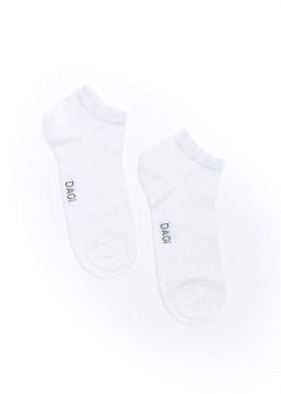 white bamboo socks booties