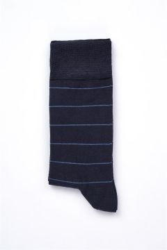 blue striped socks male bamboo