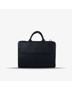 Derideposu Navy Blue Leather Briefcase / 1771