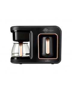 KARACA HATIR PLUS 2 IN 1 COFFEE MACHINE BLACK COPPER