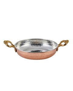 KARACA ANTIK COPPER SHALLOW PAN 18 CM