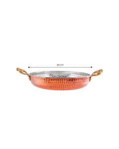 KARACA ANTIK COPPER SHALLOW PAN 22 CM