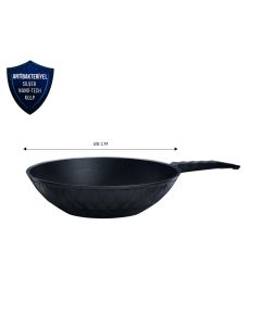 KARACA BIO DIAMOND ANTIBAKTERIYEL HANDLE WOK 28 CM 2,9 LT INDU