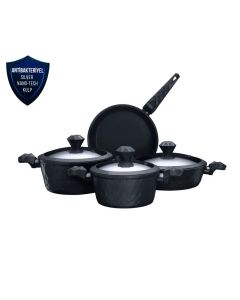 KARACA BIO DIAMOND ANTIBAKTERIYEL HANDLE 7 PIECES COOKWARE SET IN