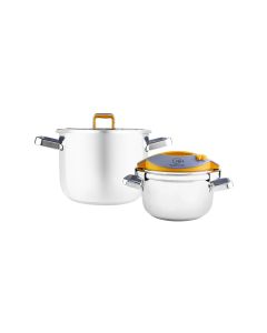 KARACA ORBİT 4+6 L PRESSURE COOKER SET YELLOW