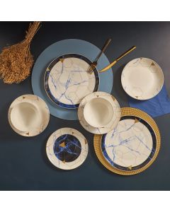 KARACA BLUE GEM FOR 6 PEOPLE DINNERSET