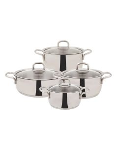 KARACA SAKURA POWERSTEEL 8 PIECES 316 STEEL COOKWARE SET