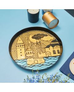 ISTANBUL TRAY 33CM BLACK