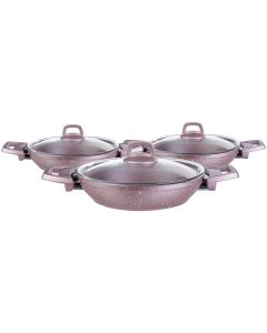 KARACA BIOGRANIT ROSEGOLD 6 PIECES SHALLOW PAN SET