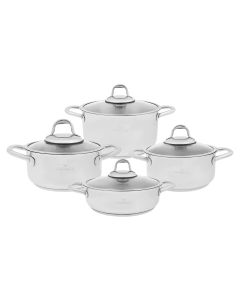 KARACA GRANADA 8 PIECES STEEL COOKWARE SET