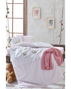 Twin Bears Baby Duvet Cover Set