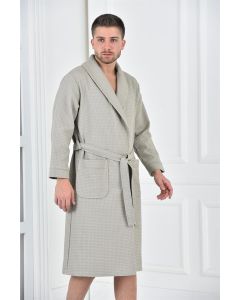 Green Black Afri Pike Men's Bathrobes