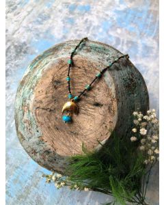 SILVER TURQUOISE NECKLACE PITANE