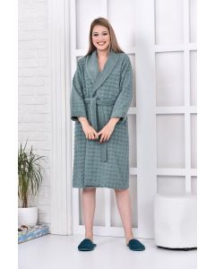 Green Black Aymir the Women's Bathrobes