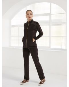 05 090 women velor tracksuit Set-