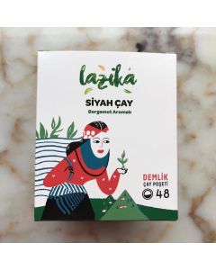 Lazika Bergamot Black Tea Bags 48 Pieces