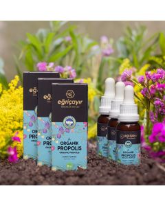 Eğriçayır, Organic Propolis Drop Water Based 20 Ml. x 3