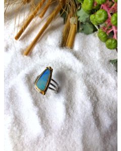 PITANE SILVER OPAL RING