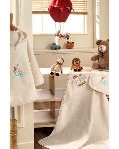 Happy Duck Baby Poncho Set