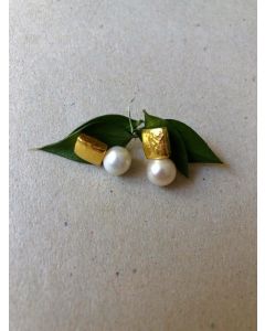 Pearl Silver Earrings