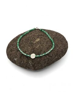 Silver Bracelet-Jade