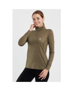 Woolnat Fishing Merino Wool Long Sleeve Collar Women's Sweatshirts