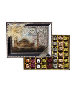 Cafer Erol Hagia Sophia Mirrored Framed Box Handmade Special Turkish Delight