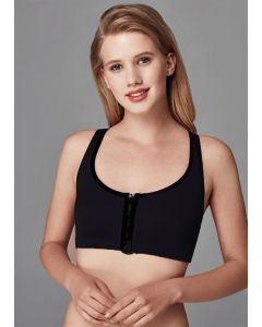 SPORTS ONE BRA WITH BLACK ZIPPER