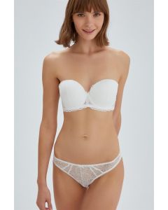 ecru empty dream collectýon strapless bra cup team