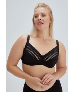 ONE STRIPED BRA WITH BLACK BRA