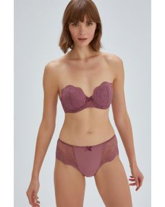 STELLA ATHENA STRAPLESS PUSH-UP SINGLE BRA IN DARK DUSTY ROSE