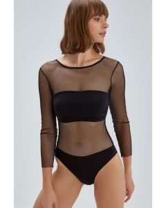 Amelia net long arm black body