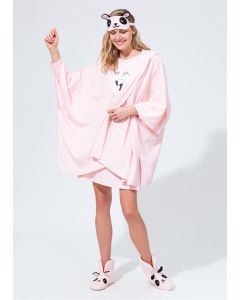 POWDER WIDE SHORT SLEEVE WOMEN'S DRESSING GOWN