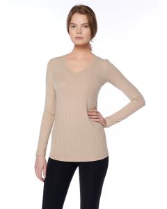 mink women's v-neck body