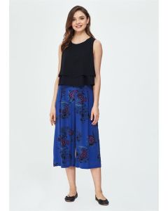 flowerpot dgk11804 cupro wide-legged pants culotte