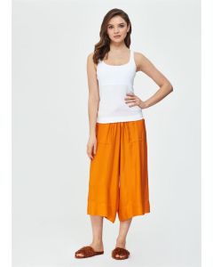 cinnamon woven wide-legged pants culotte