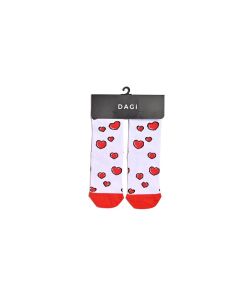 WOMEN'S SOCKS WITH WHITE HEART