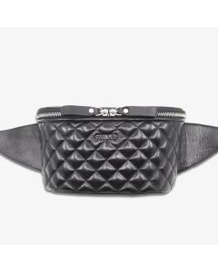 Derideposu Black Leather Belt Bag