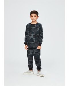 SMOKED CAMOUFLAGE KIDS PAJAMAS SET