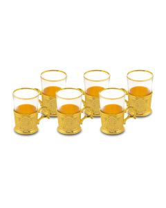 Damla Tea Set - 6 Cups