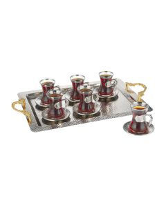 Damla Tea Set - 6 Cups