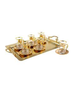 Damla Tea Set - 6 Cups