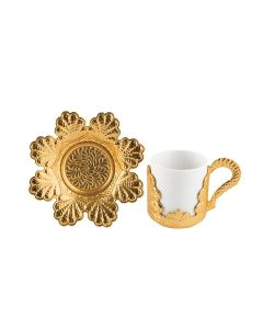 Damla Turkish Coffee Cup Set - 6 Cups