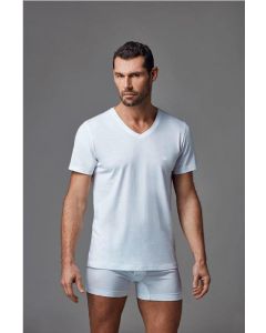 2s v-neck undershirt white men