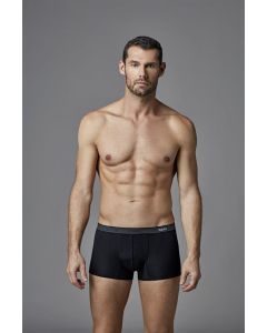 black micro-modal male boxer