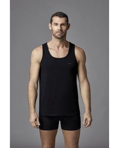 BLACK THERMAL MEN'S UNDERSHIRT