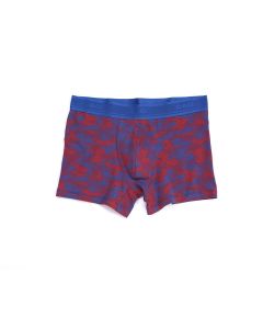 flowerpot-burgundy compact camouflage men's boxer