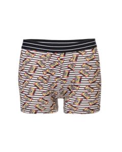 black - yellow compact cassette male boxer