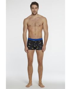 flowerpot hat compact black male patterned boxer